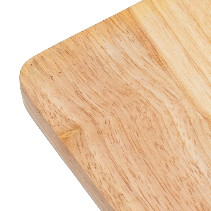 PJ Wood Rubberwood 11" x 14" Chopping Board for Cutting Fish and Vegetables
