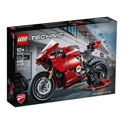 LEGO Technic 42107 Ducati Panigale V4 R 646 Piece Block Set Toy Model Motorcycle