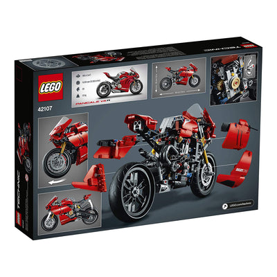 LEGO Technic 42107 Ducati Panigale V4 R 646 Piece Block Set Toy Model Motorcycle