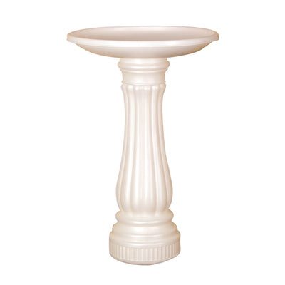 Union Products 17" Round Bird Bath, Outdoor Lawn and Garden Accessories (Used)