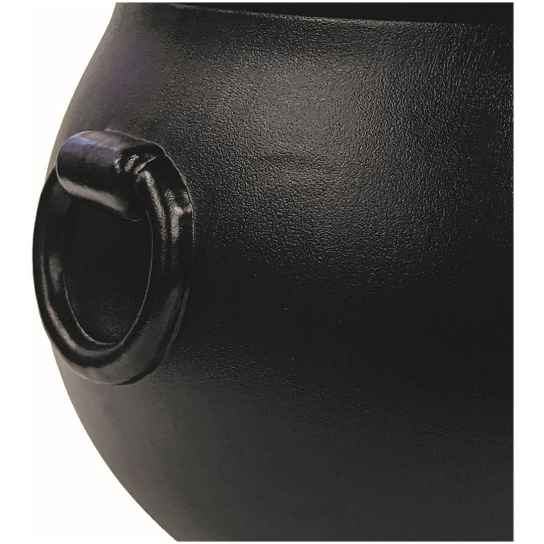 Union Products 55120 12 Inch Witch Cauldron Spooky Halloween Decoration, Black