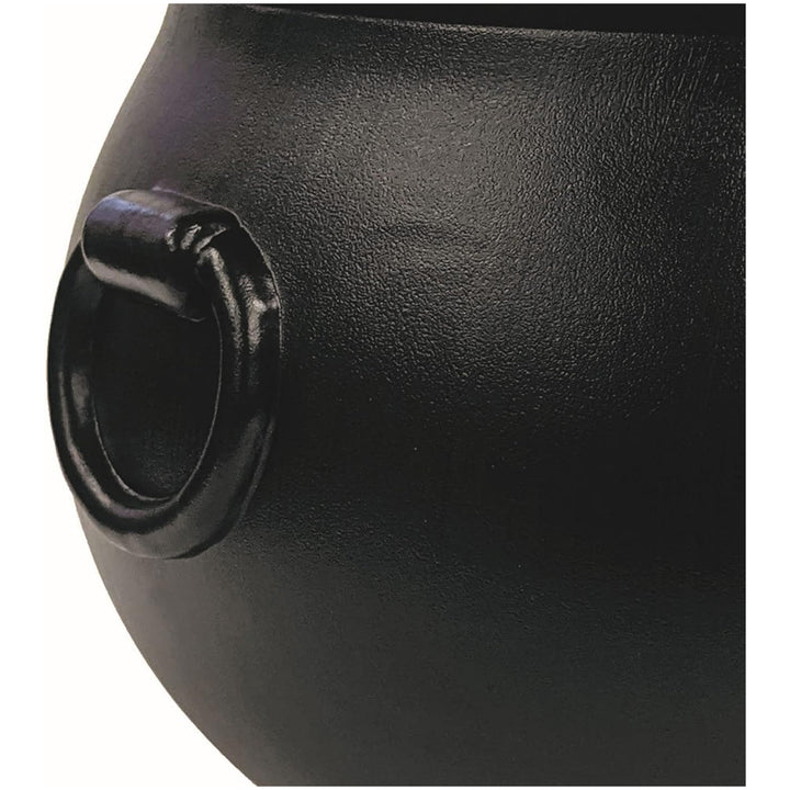 Union Products 55120 12 Inch Witch Cauldron Spooky Halloween Decoration, Black