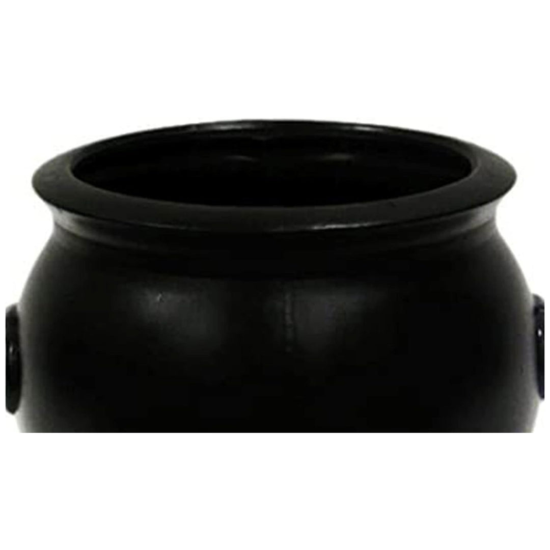 Union Products 55120 12 Inch Witch Cauldron Spooky Halloween Decoration, Black