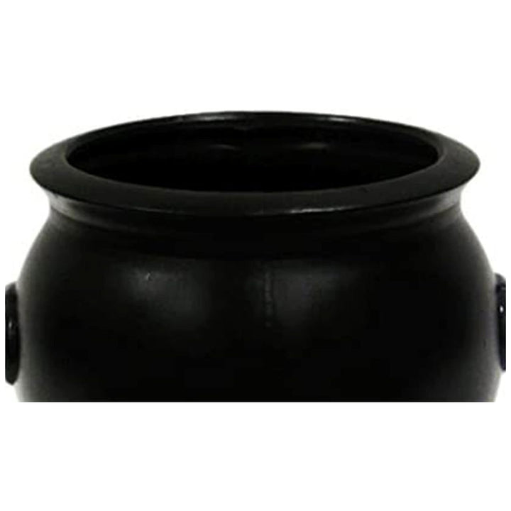 Union Products 55120 12 Inch Witch Cauldron Spooky Halloween Decoration, Black