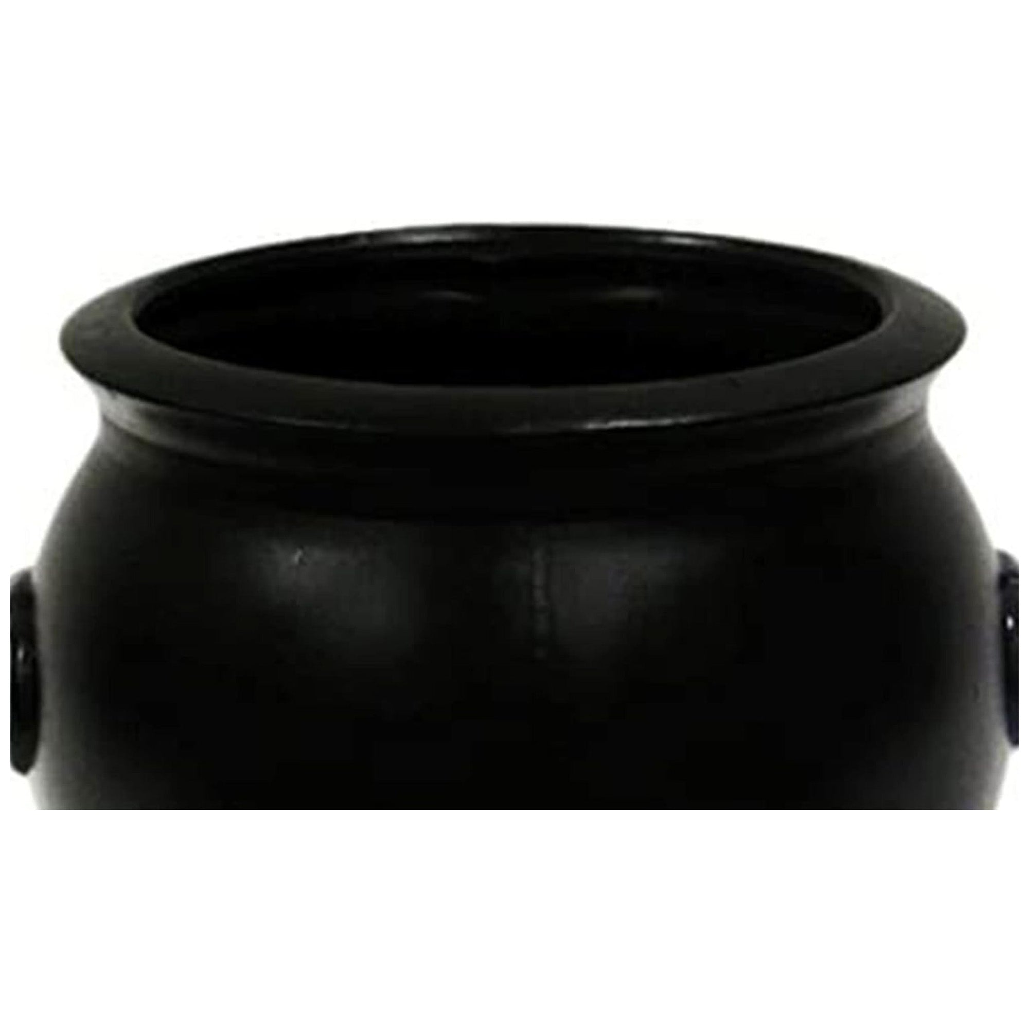 Union Products 55120 12" Witch Cauldron Spooky Halloween Decor, Black, 2 Pack