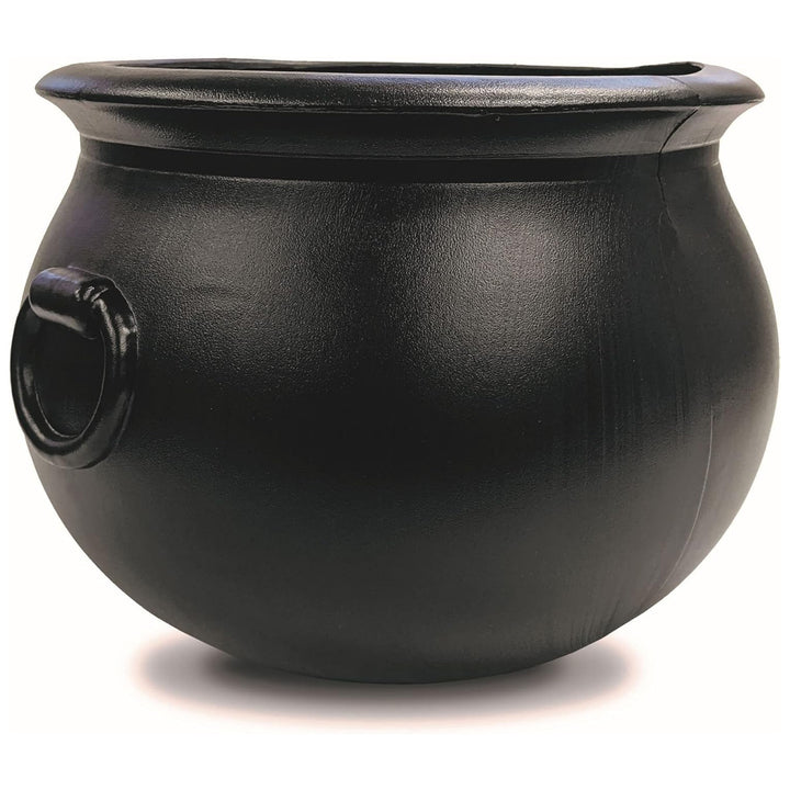 Union Products 55120 12 Inch Witch Cauldron Spooky Halloween Decoration, Black