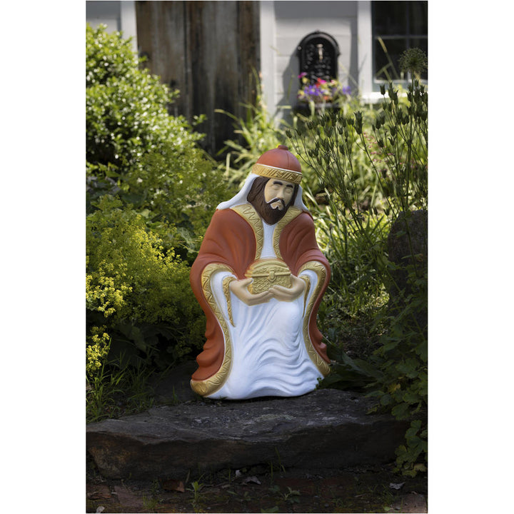 Union Products 74120 27.5" LED Wiseman #1 Blow Mold Lighted Christmas Decoration