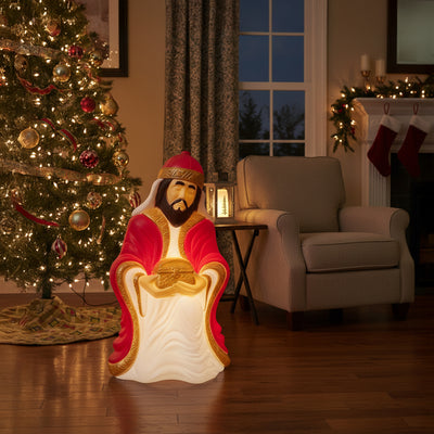 Union Products 27.5" LED Wiseman #1 Blow Mold Lighted Decoration (Open Box) - VMInnovations