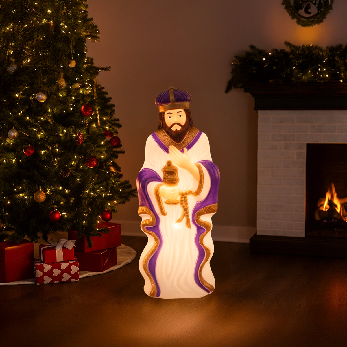 Union Products 74130 39" LED Wiseman #2  Lighted Christmas Decoration (Open Box) - VMInnovations