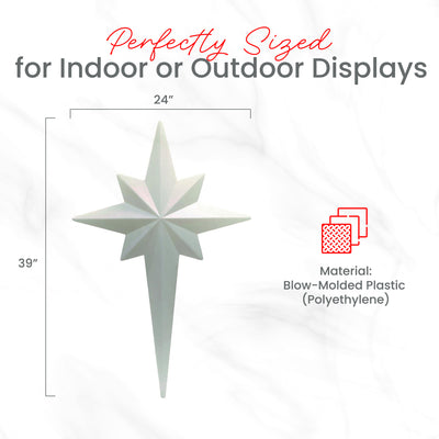 Union Products 39" LED North Star Hanging Blow Mold Decoration (Open Box) - VMInnovations