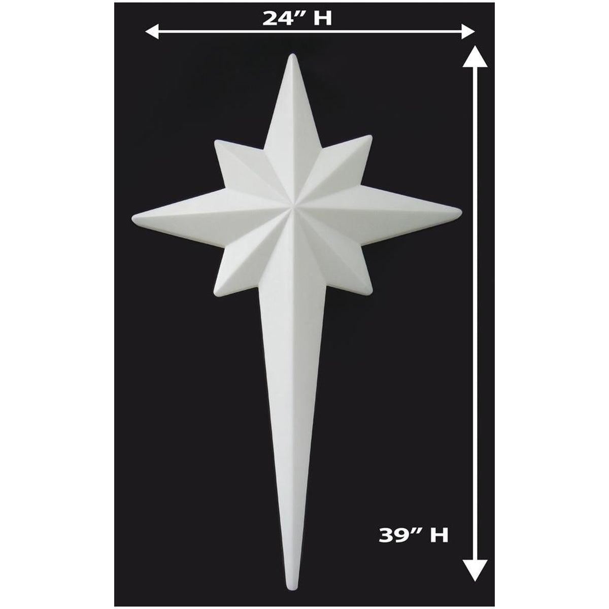 Union Products 39" LED North Star Hanging Blow Mold Decoration (Open Box) - VMInnovations