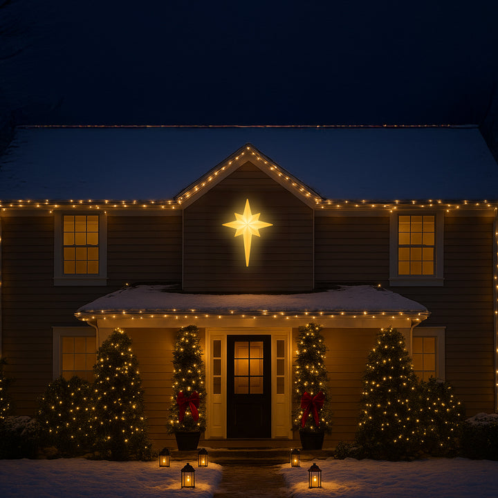 Union Products 75900 39" LED North Star Hanging Blow Mold Christmas Decoration