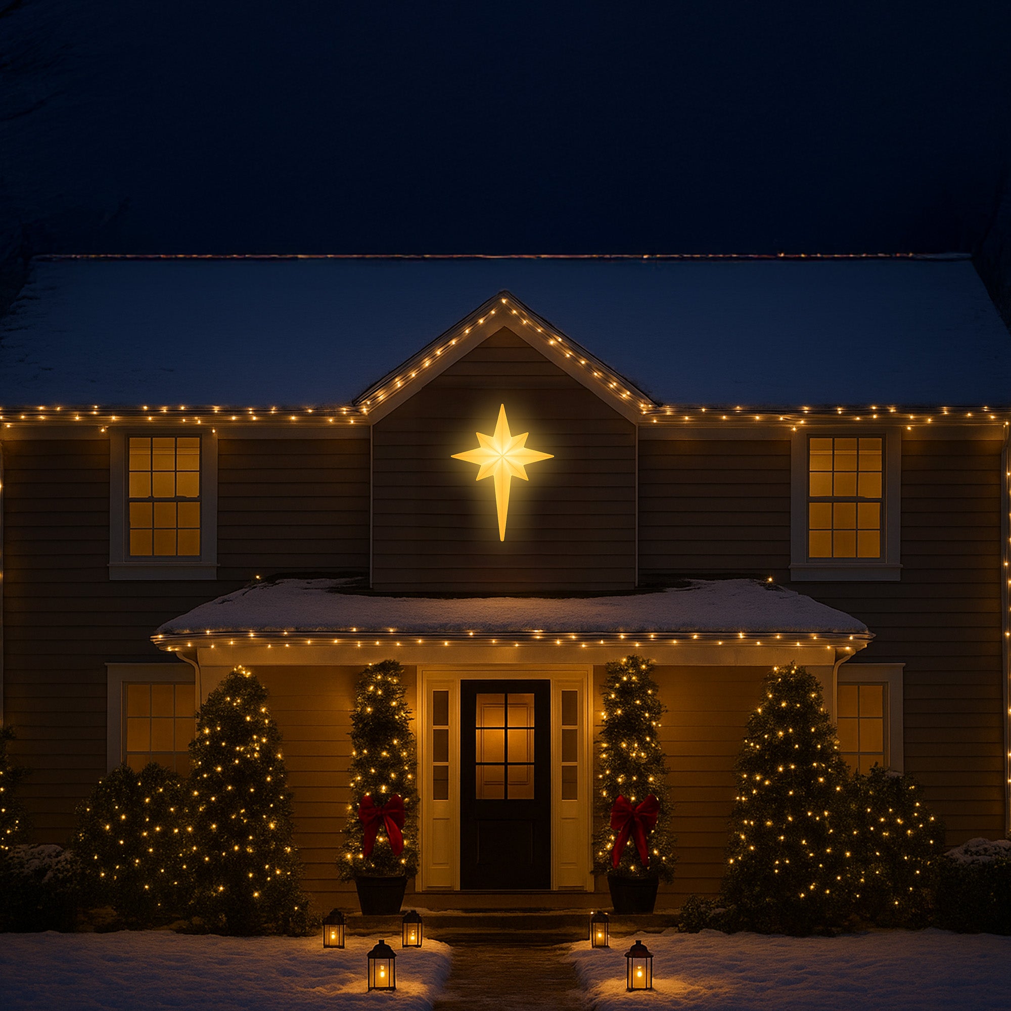 Union Products 39" LED North Star Hanging Blow Mold Decoration (Open Box) - VMInnovations