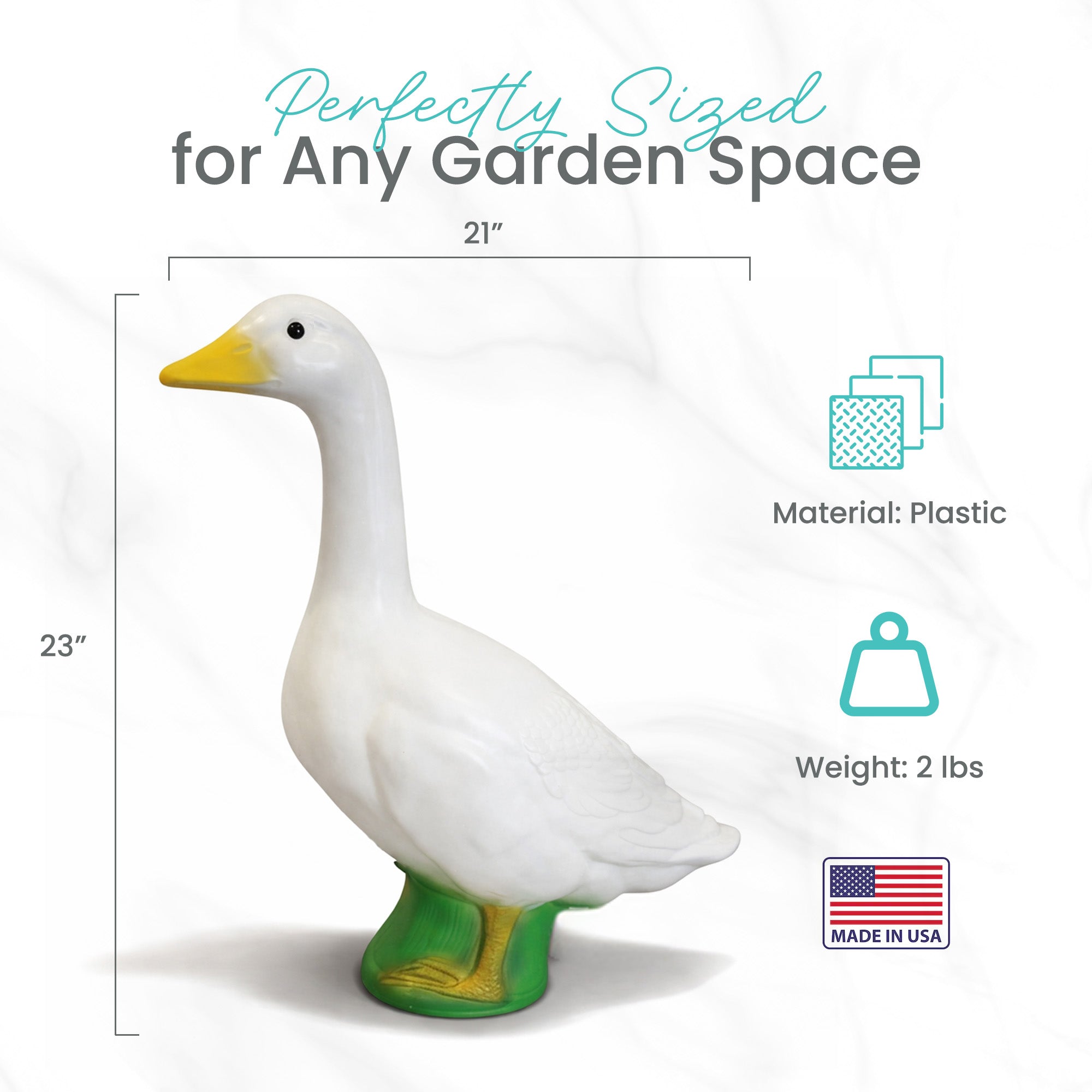 Union Products Wild Goose Lawn and Garden Statue, 23" Tall Figurine (Open Box)