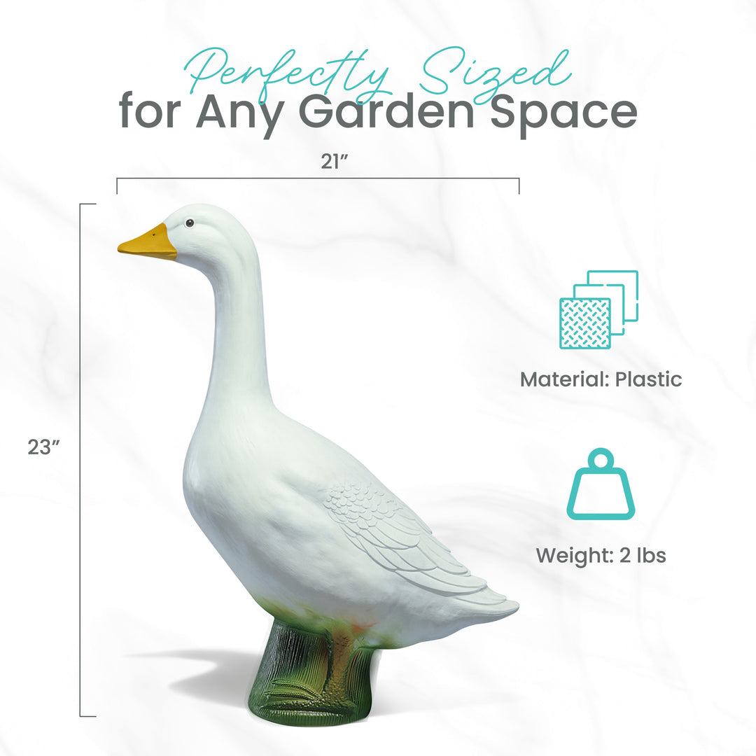 Union Products Wild Goose Outdoor Lawn Garden Statue, 23" Tall Figurine, 2 Pack