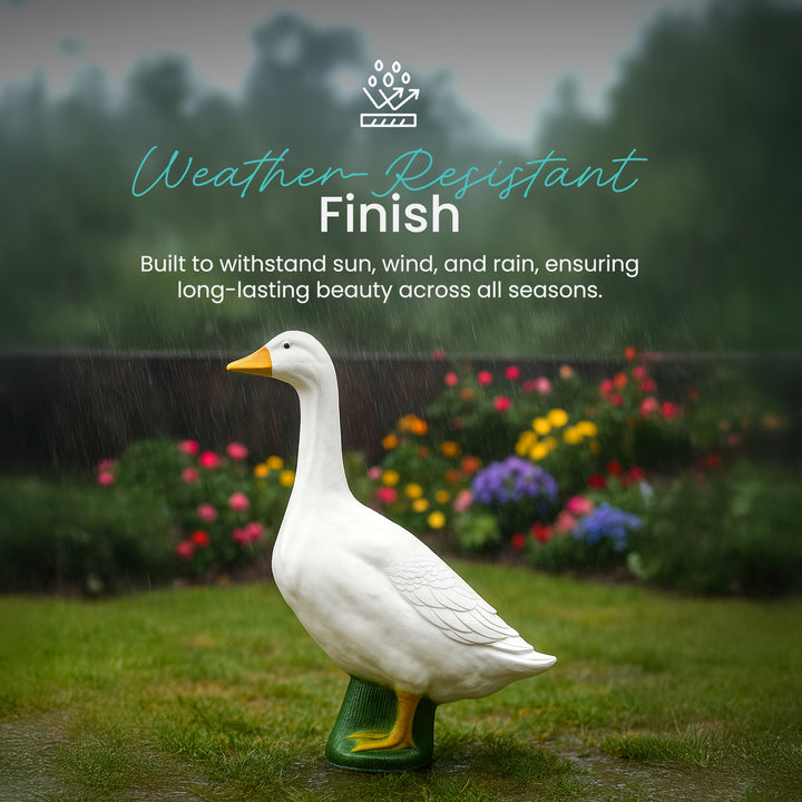 Union Products Wild Goose Outdoor Lawn and Garden Statue, 23" Tall Figurine - VMInnovations