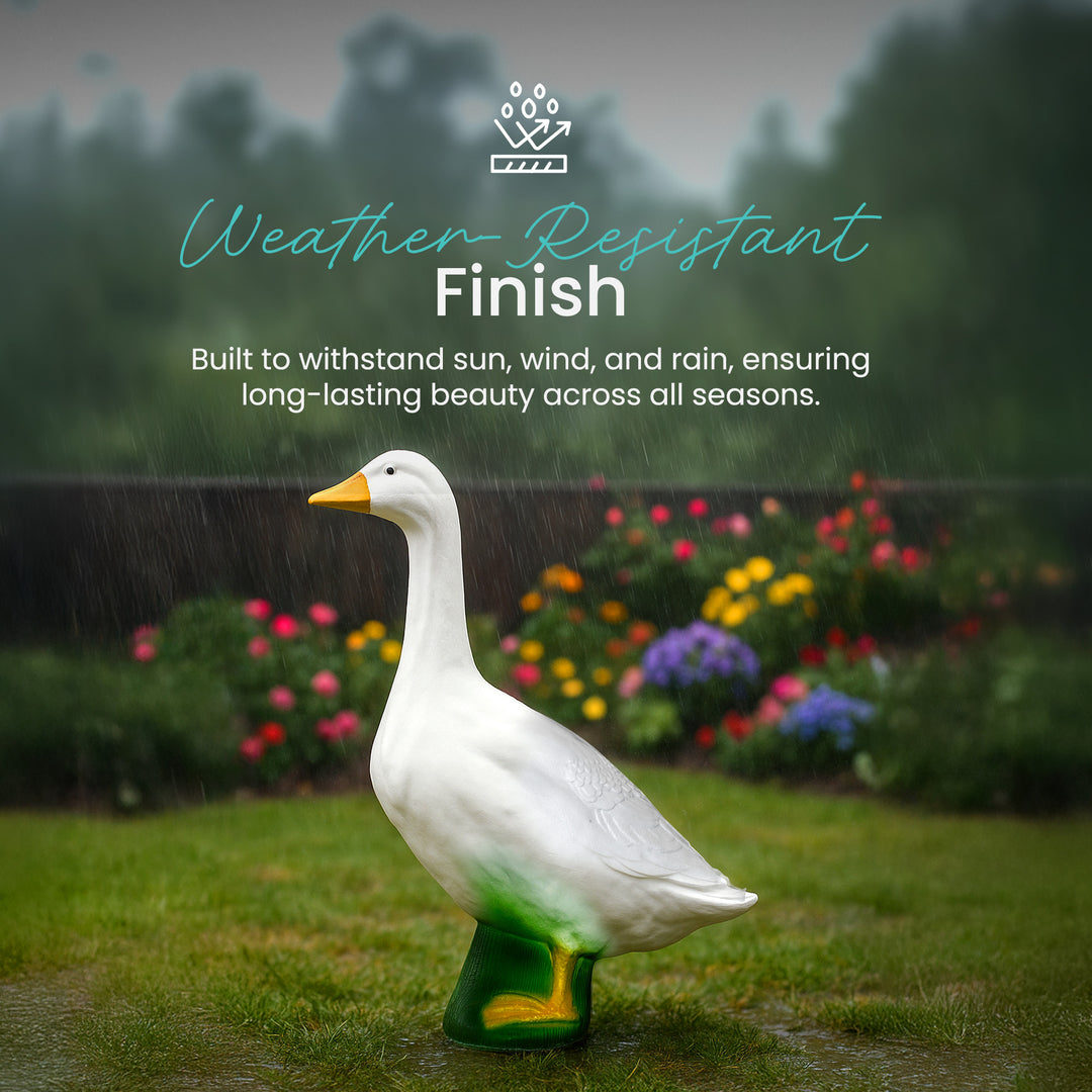 Union Products Wild Goose Outdoor Lawn Garden Statue, 23" Tall Figurine, 2 Pack