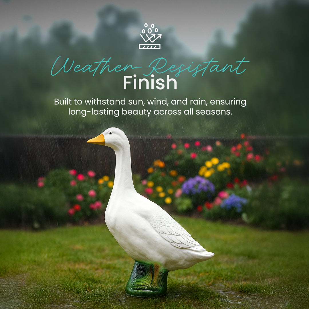 Union Products Wild Goose Outdoor Lawn Garden Statue, 23" Tall Figurine, 2 Pack