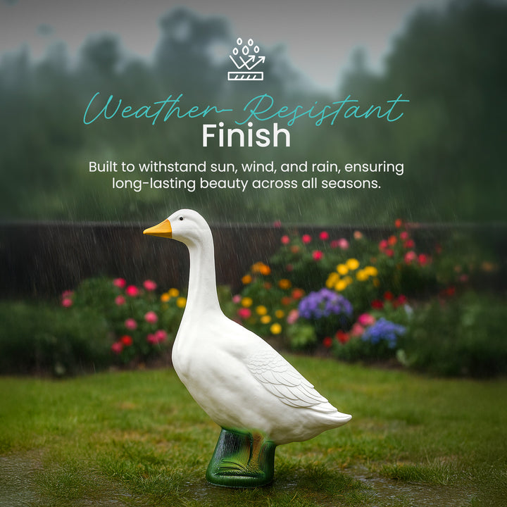 Union Products Wild Goose Outdoor Lawn Garden Statue, 23" Tall Figurine, 2 Pack