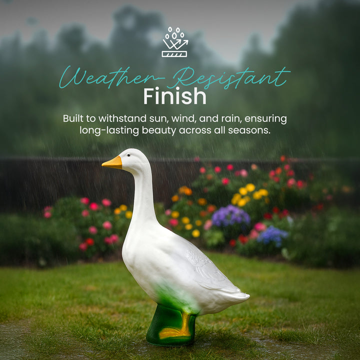 Union Products Wild Goose Outdoor Lawn Garden Statue, 23" Tall Figurine, 2 Pack