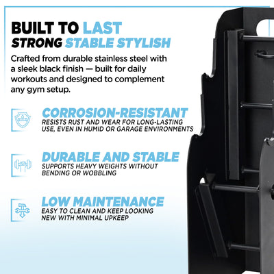 Stamina Storage Rack for Barbell & Dumbbells, (Storage Rack Only) (Open Box)