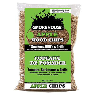 Smokehouse Apple Fine Wood Chips, All Natural Premium Smoke Flavor, 12 pack - VMInnovations