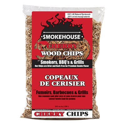 Smokehouse Cherry Fine Wood Chips, All Natural Premium Smoke Flavor, 12 pack - VMInnovations