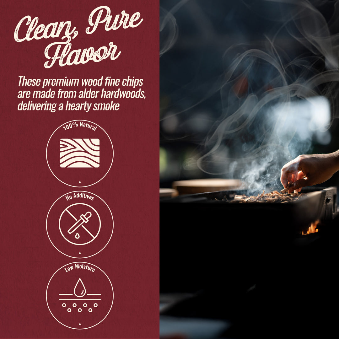 Smokehouse Mesquite Fine Wood Chips, All Natural Premium Smoke Flavor, 12pack - VMInnovations