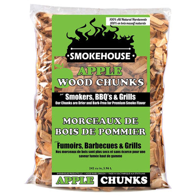 Smokehouse Apple Wood Chips, All Natural for Premium Smoke Flavor, 2 Pounds - VMInnovations