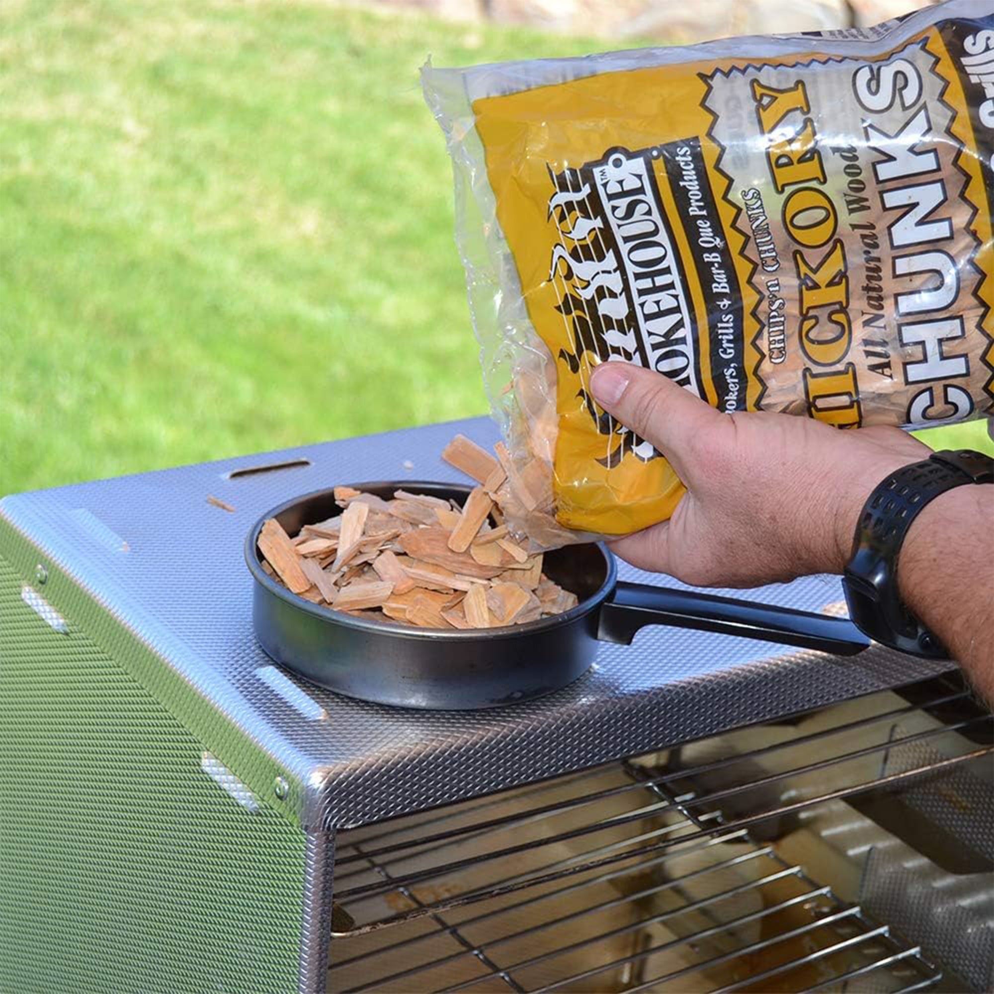 Smokehouse Mesquite Wood Chips, All Natural for Premium Smoke Flavor, 12 pack