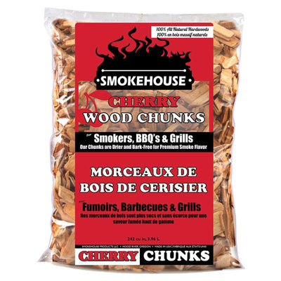 Smokehouse Cherry Wood Chips, All Natural for Premium Smoke Flavor, 12 pack - VMInnovations