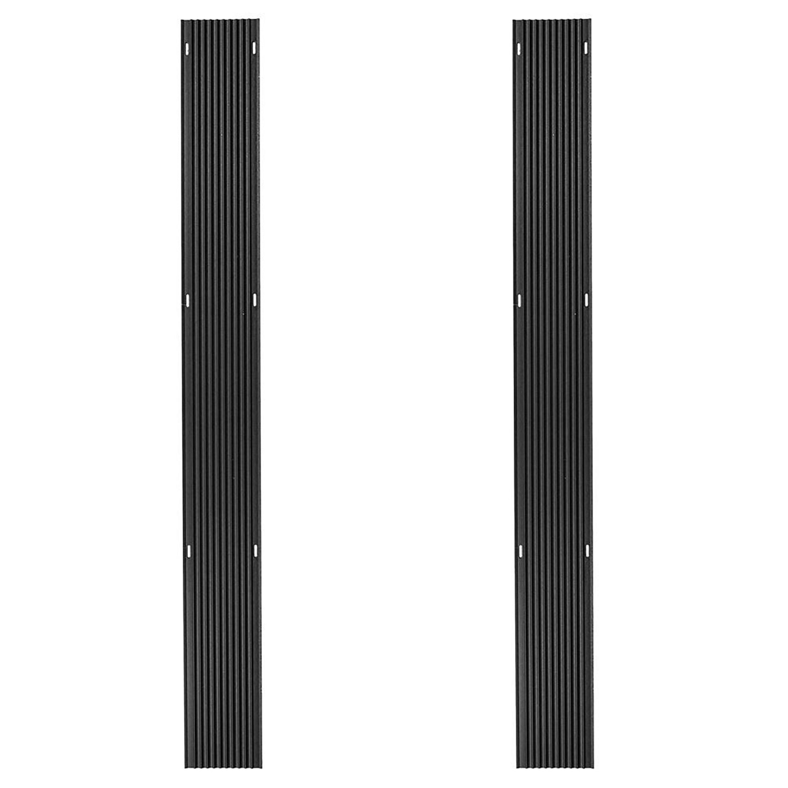 Black Ice 2 Pack 5-Foot Snowmobile Trailer Ski Guides for Friction-Free Loading - VMInnovations