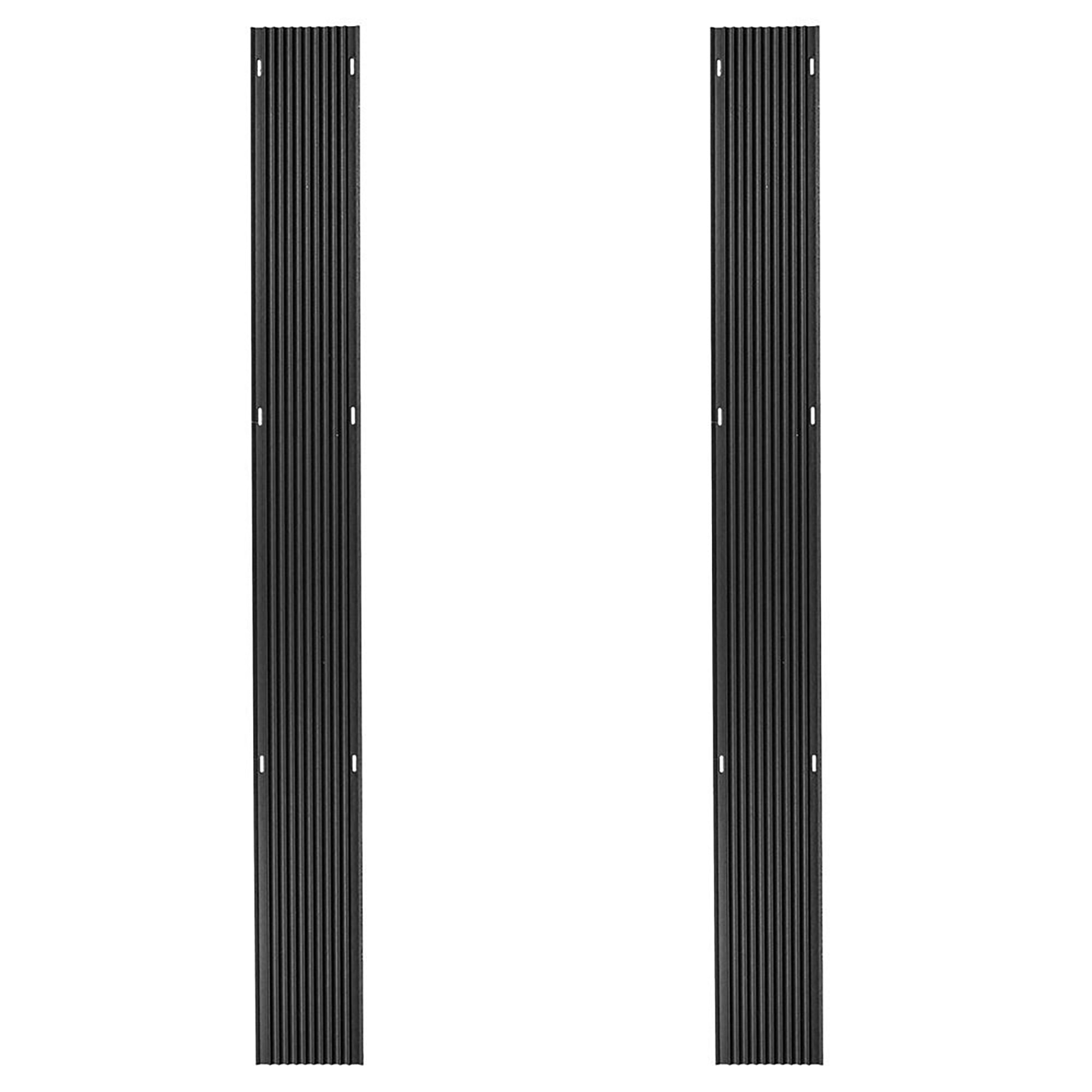 Black Ice 2 Pack 5-Foot Snowmobile Trailer Ski Guides for Friction-Free Loading - VMInnovations