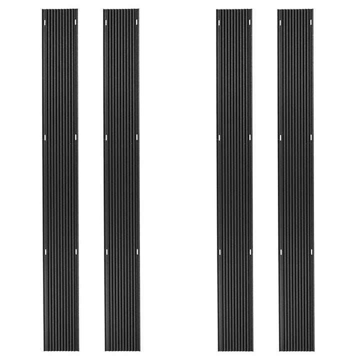 Black Ice 4 Pack 5-Foot Snowmobile Trailer Ski Guides for Friction-Free Loading