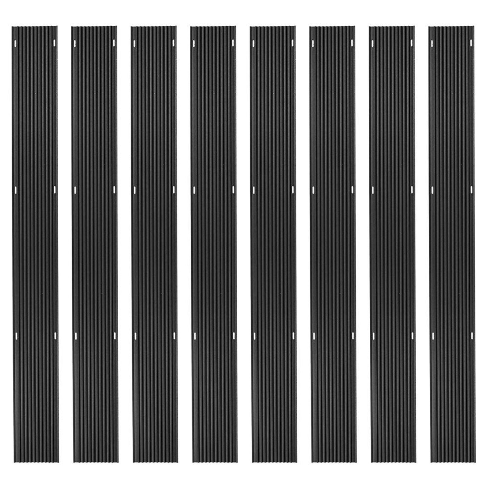 Black Ice 8 Pack 5-Foot Snowmobile Trailer Ski Guides for Friction-Free Loading - VMInnovations