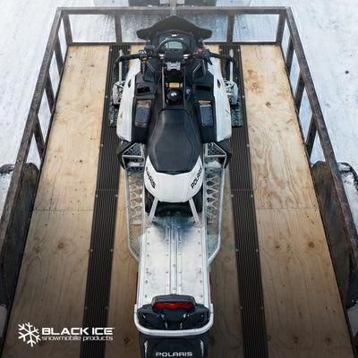 Black Ice 8pk 5ft Snowmobile Trailer Ski Guides for Friction-Free (Open Box)