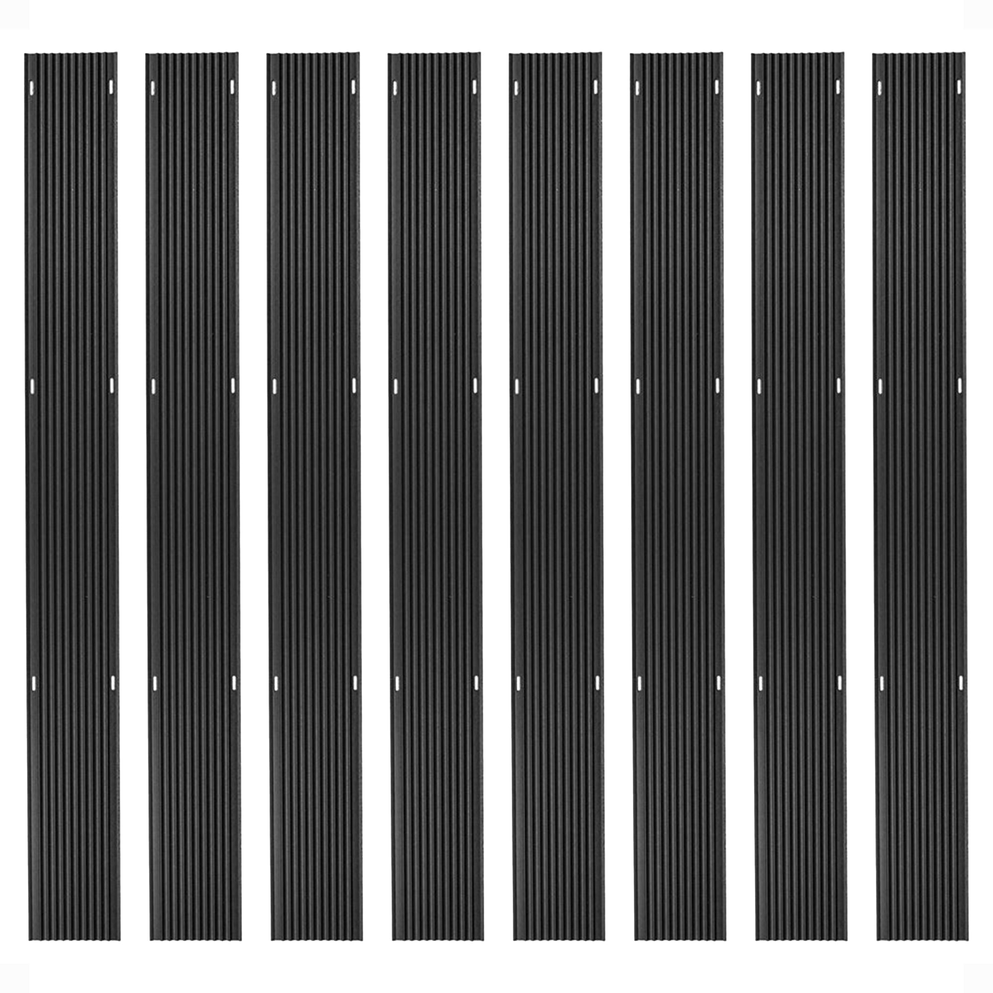 Black Ice 8pk 5ft Snowmobile Trailer Ski Guides for Friction-Free (Open Box)