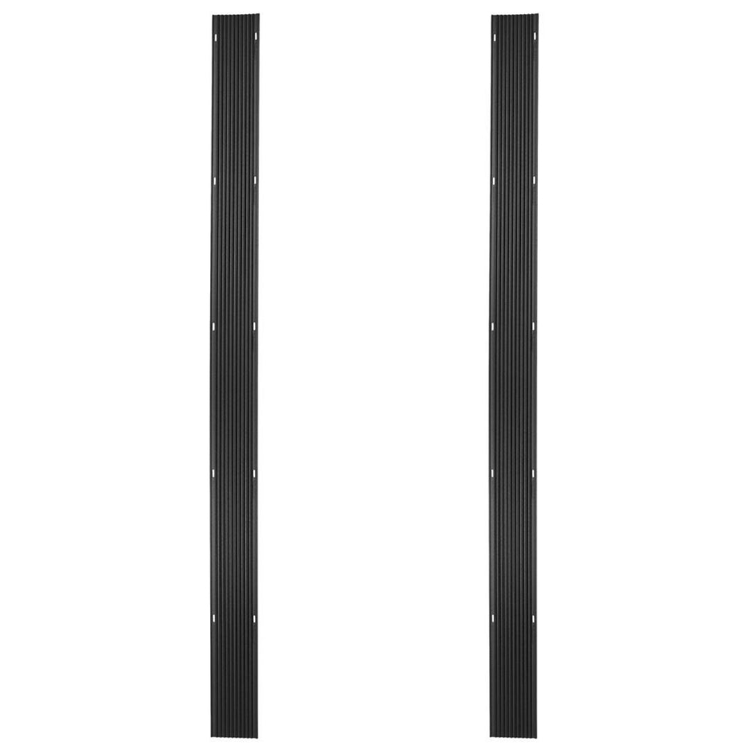 Black Ice 2 Pack 7' 10" Snowmobile Trailer Ski Guides for Friction-Free Loading