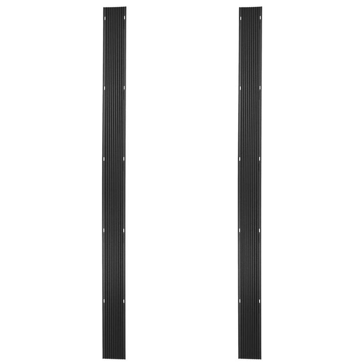 Black Ice 2 Pack 7' 10" Snowmobile Trailer Ski Guides for Friction-Free Loading