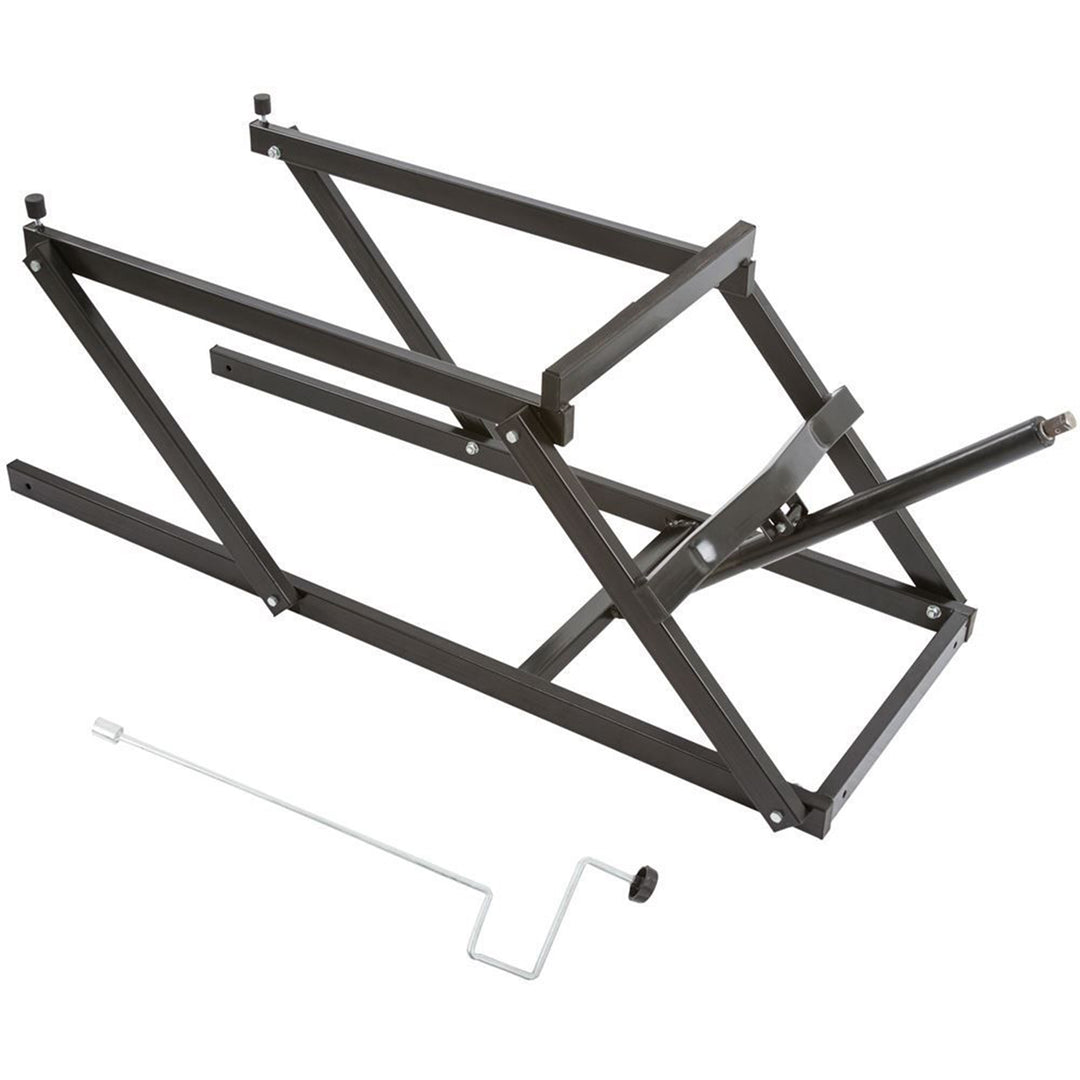 Black Ice Snowmobile Lift Jack with Manual Hand Crank and 700 Pound Capacity