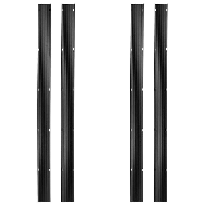 Black Ice 4 Pack 7' 10" Snowmobile Trailer Ski Guides for Friction-Free Loading