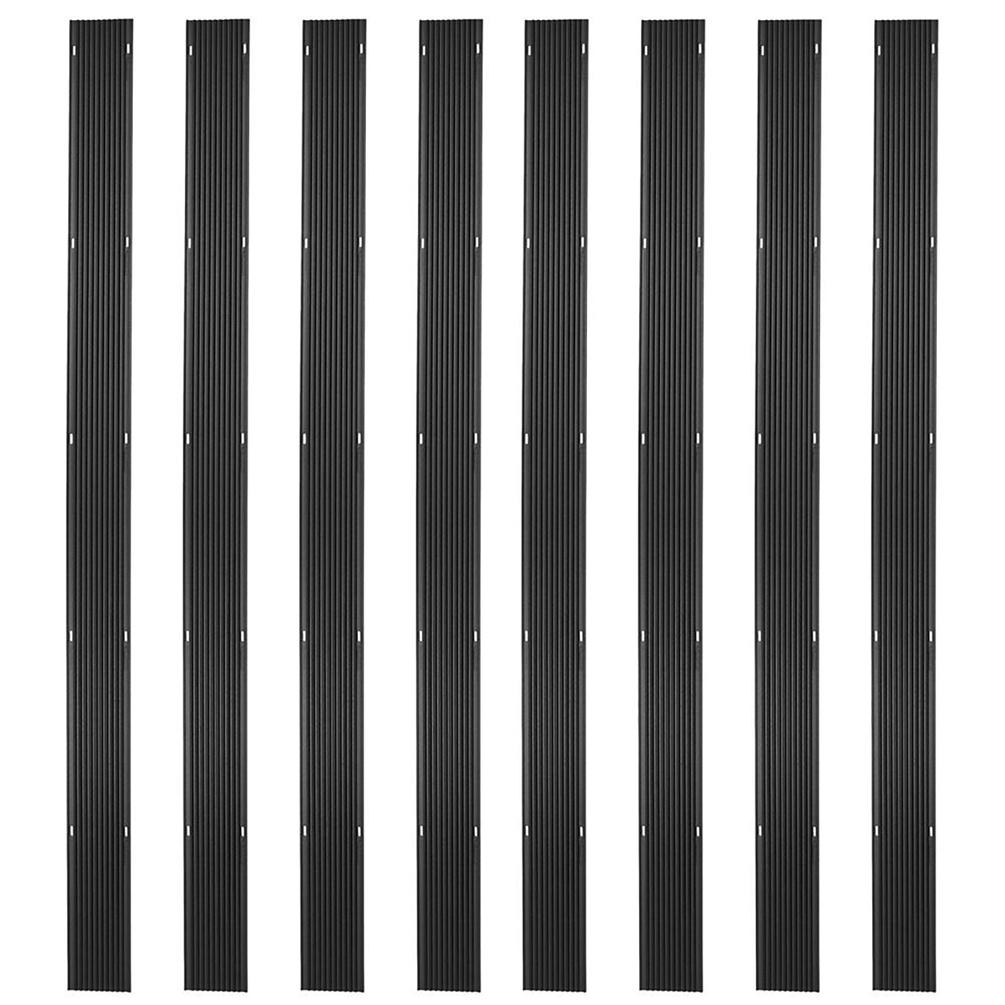 Black Ice 8pk 7' 10" Snowmobile Ski Guides for Friction-Free Loading (Open Box) - VMInnovations