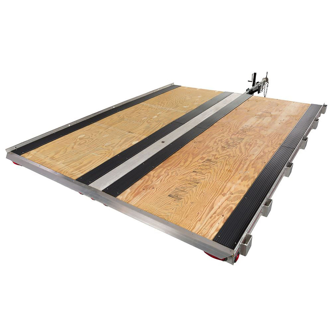 Black Ice 8 Pack 7' 10" Snowmobile Trailer Ski Guides for Friction-Free Loading