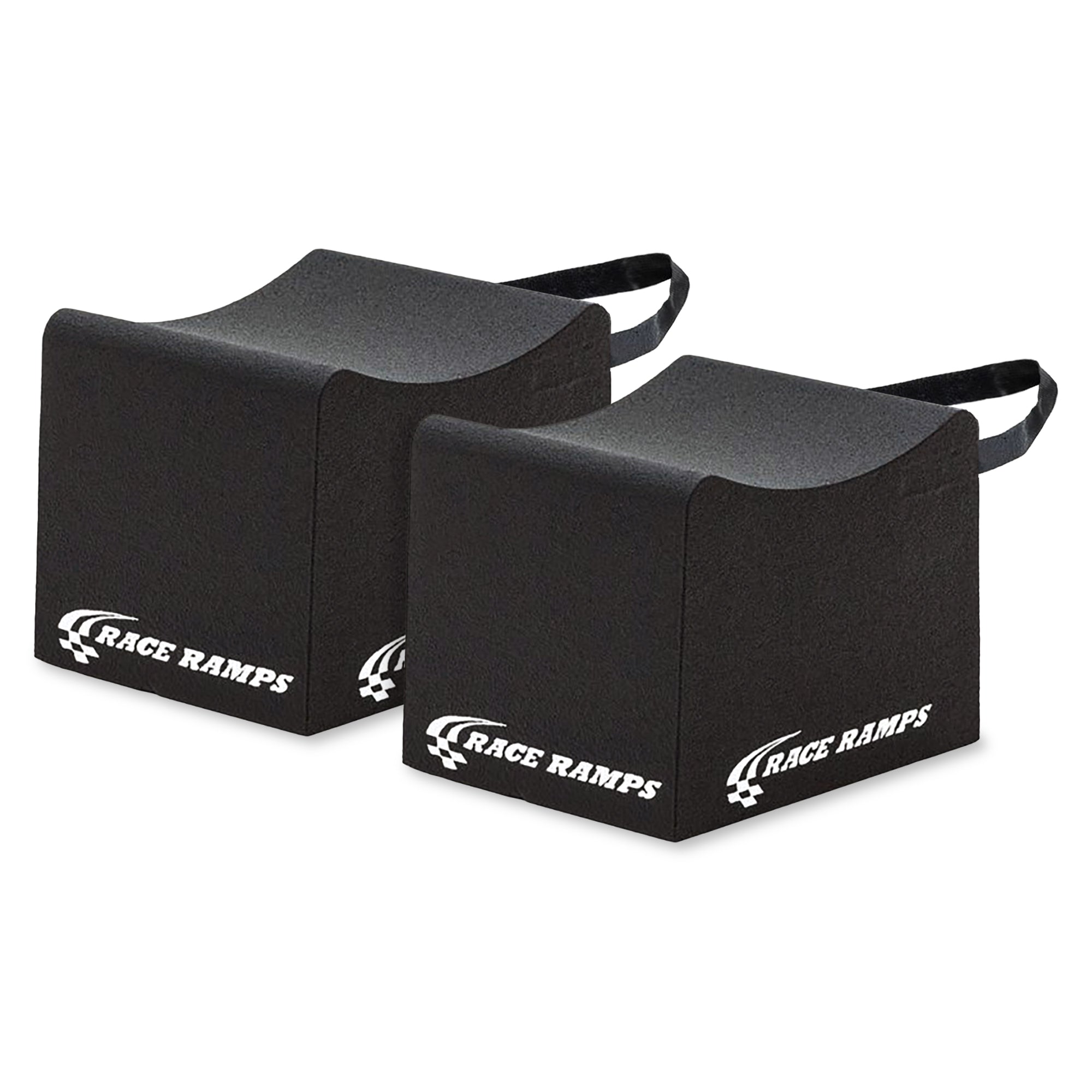Race Ramps 10 Inch Wheel Cribs for Car Maintenance and Display, RR-WC-10, Black - VMInnovations