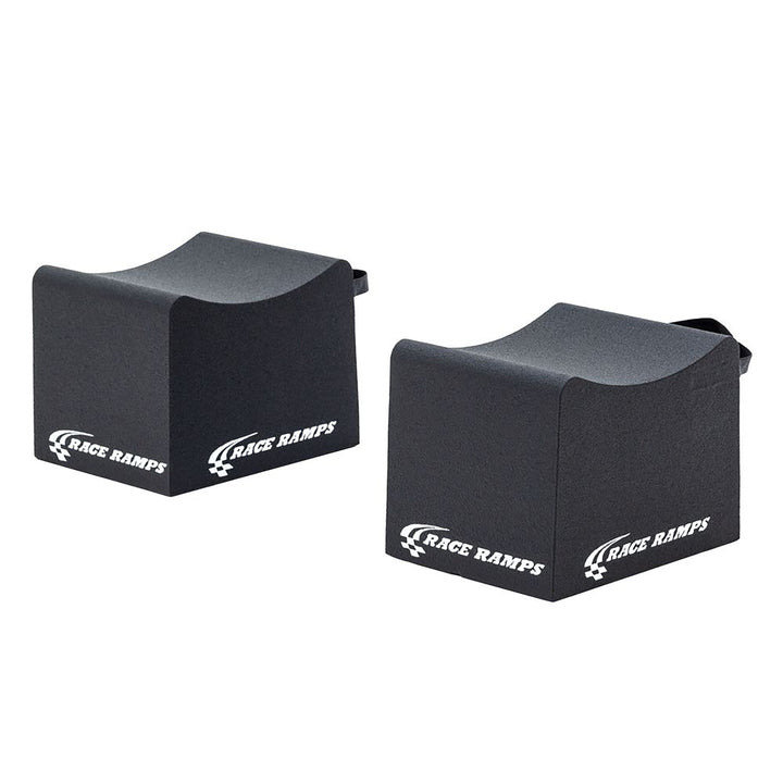Race Ramps 10 Inch Wheel Cribs for Car Maintenance and Display, Black (Open Box)