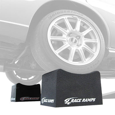 Race Ramps 10 Inch Wheel Cribs for Car Maintenance and Display, Black (Open Box) - VMInnovations