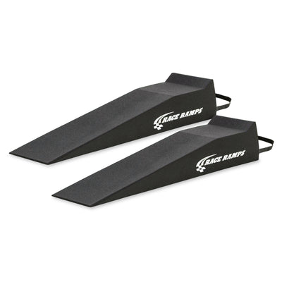 Race Ramps Lightweight Car Service Ramps for 10" Lift, Anti-Slip, RR-56, Black - VMInnovations