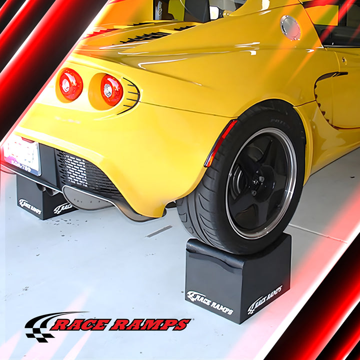 Race Ramps 12 Inch Wheel Cribs for Car Maintenance and Display, RR-WC-12, Black