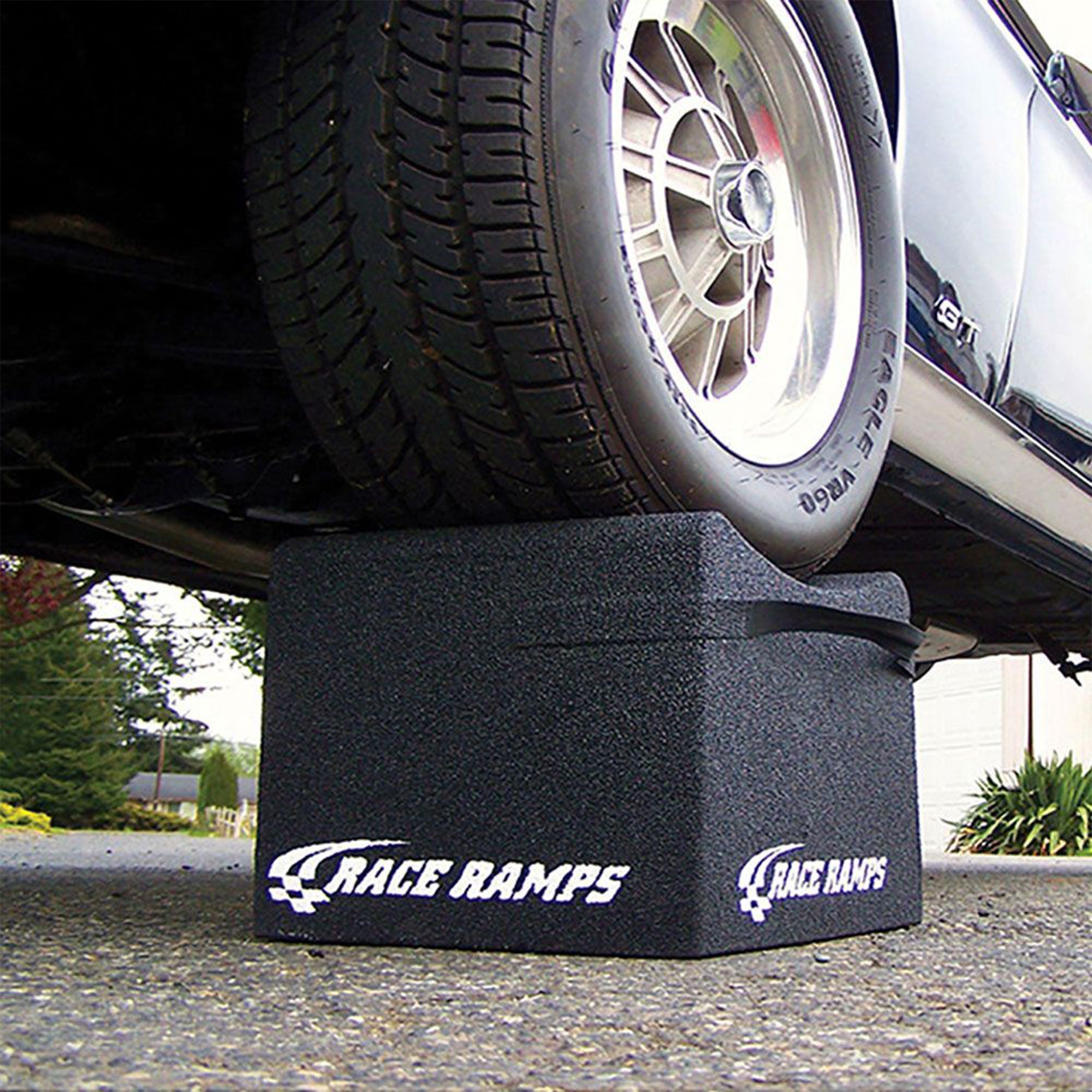Race Ramps 12" Wheel Cribs for Car Maintenance & Display, RR-WC-12 (Open Box) - VMInnovations
