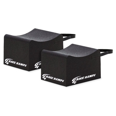 Race Ramps 8 Inch Wheel Cribs for Car Maintenance and Display, RR-WC-8, Black - VMInnovations
